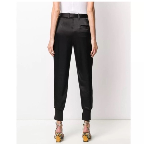 3.1 Phillip Lim Side Stripe Satin Jogging Pants Black Size 0 Retails $650 - Picture 5 of 13